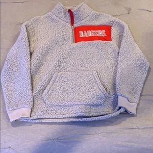 Super fluffy badgers quarter zip